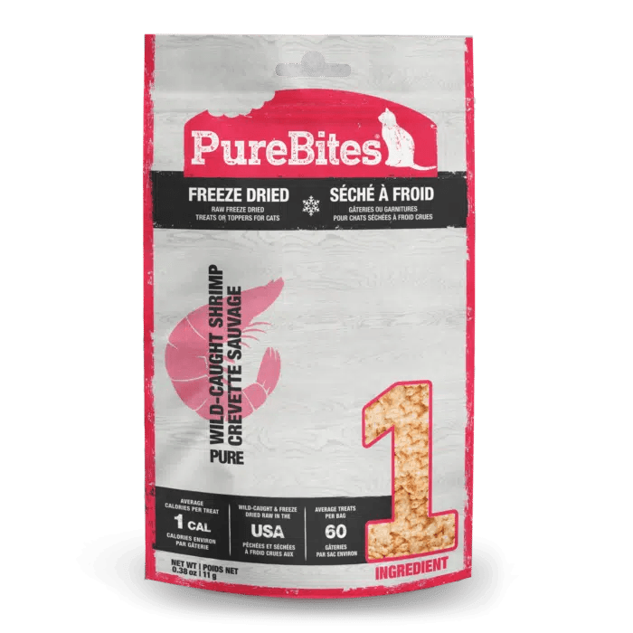 PureBites Cat Freeze-Dried Shrimp Treat (11g) - Tail Blazers Etobicoke