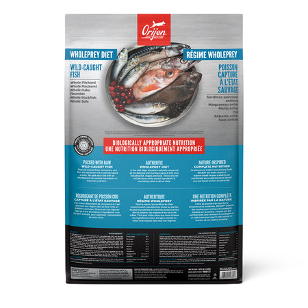 Orijen 6 Fish Formula Dog Food (11.4kg) - Tail Blazers Etobicoke