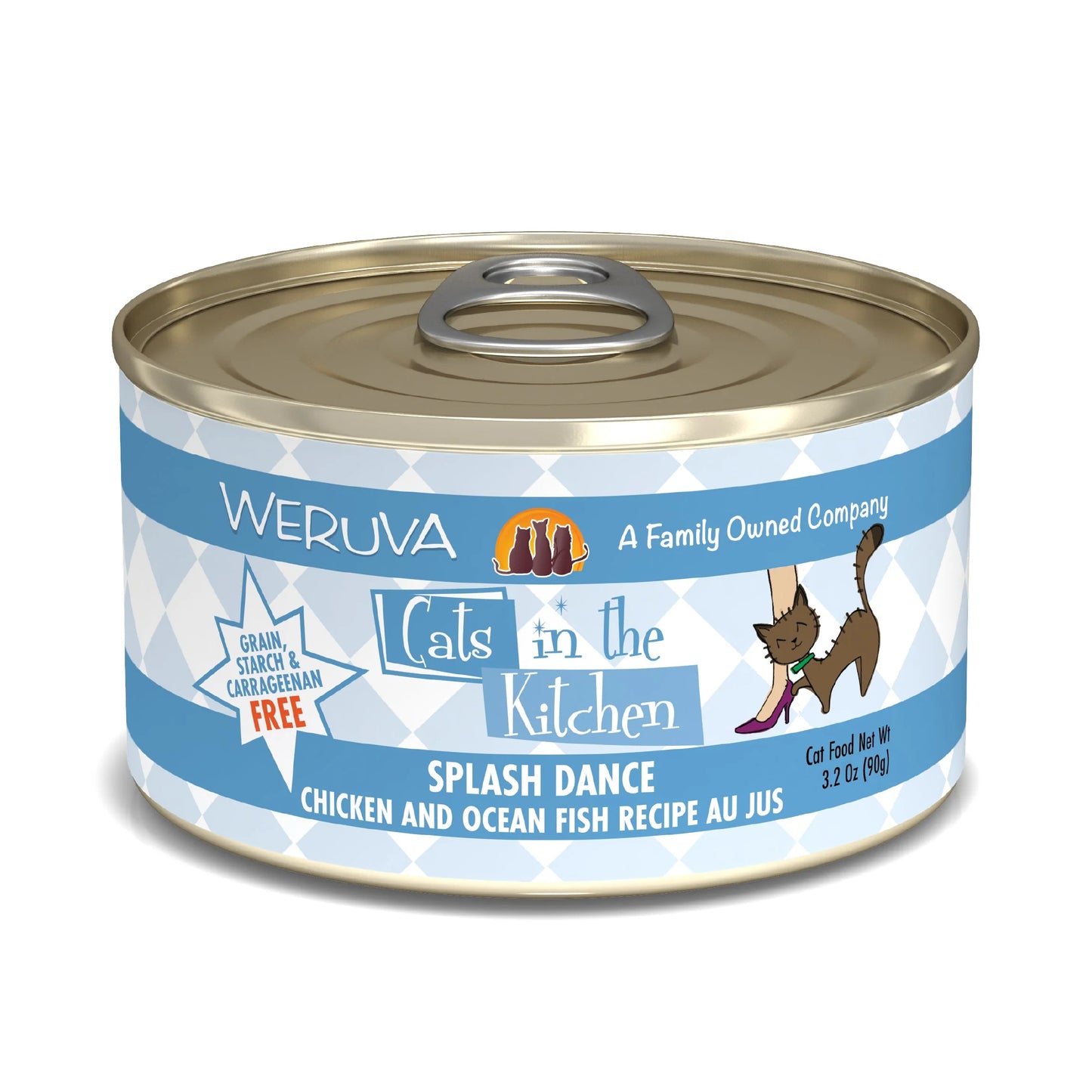 WERUVA CIK SPLASH DANCE CAT CAN 3.2OZ - Tail Blazers Etobicoke