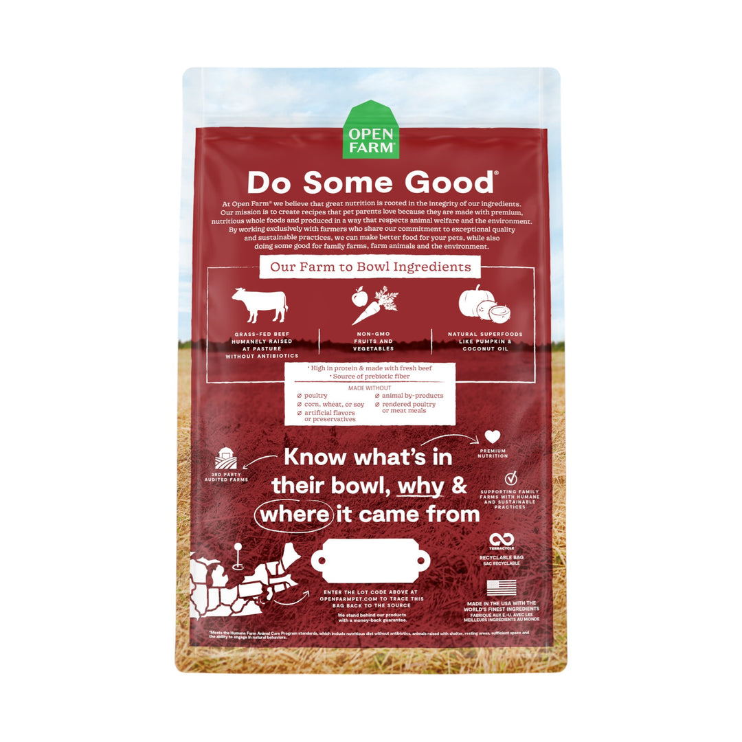 Open Farm Beef Grain Free (22lb)