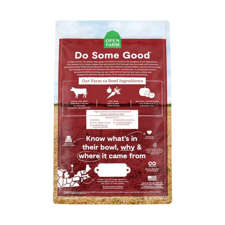 Open Farm Beef Grain Free (22lb)