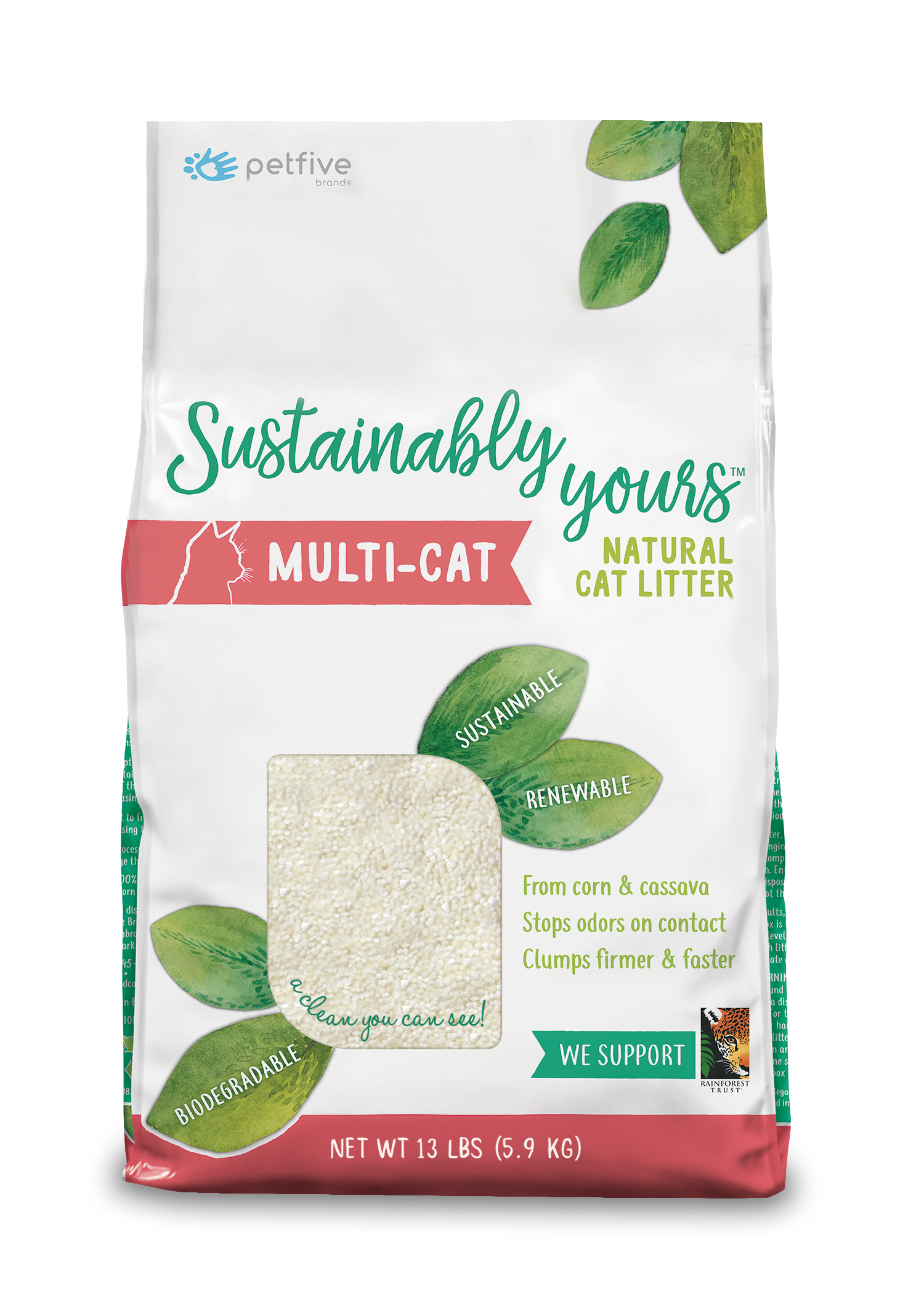 SUSTAINABLY YOURS CAT LITTER 13LB - Tail Blazers Etobicoke
