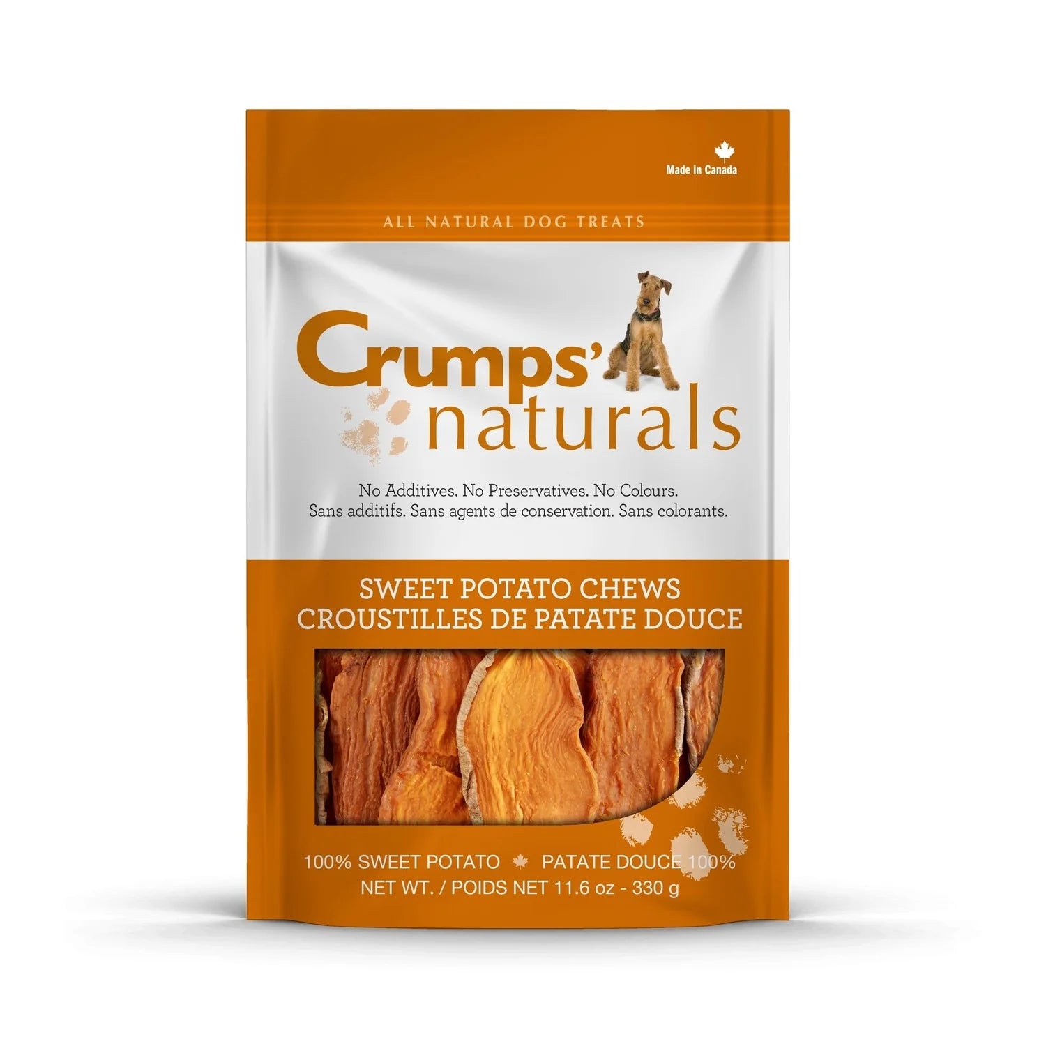 Crumps Dehydrated Sweet Potato Chews (330g) - Tail Blazers Etobicoke
