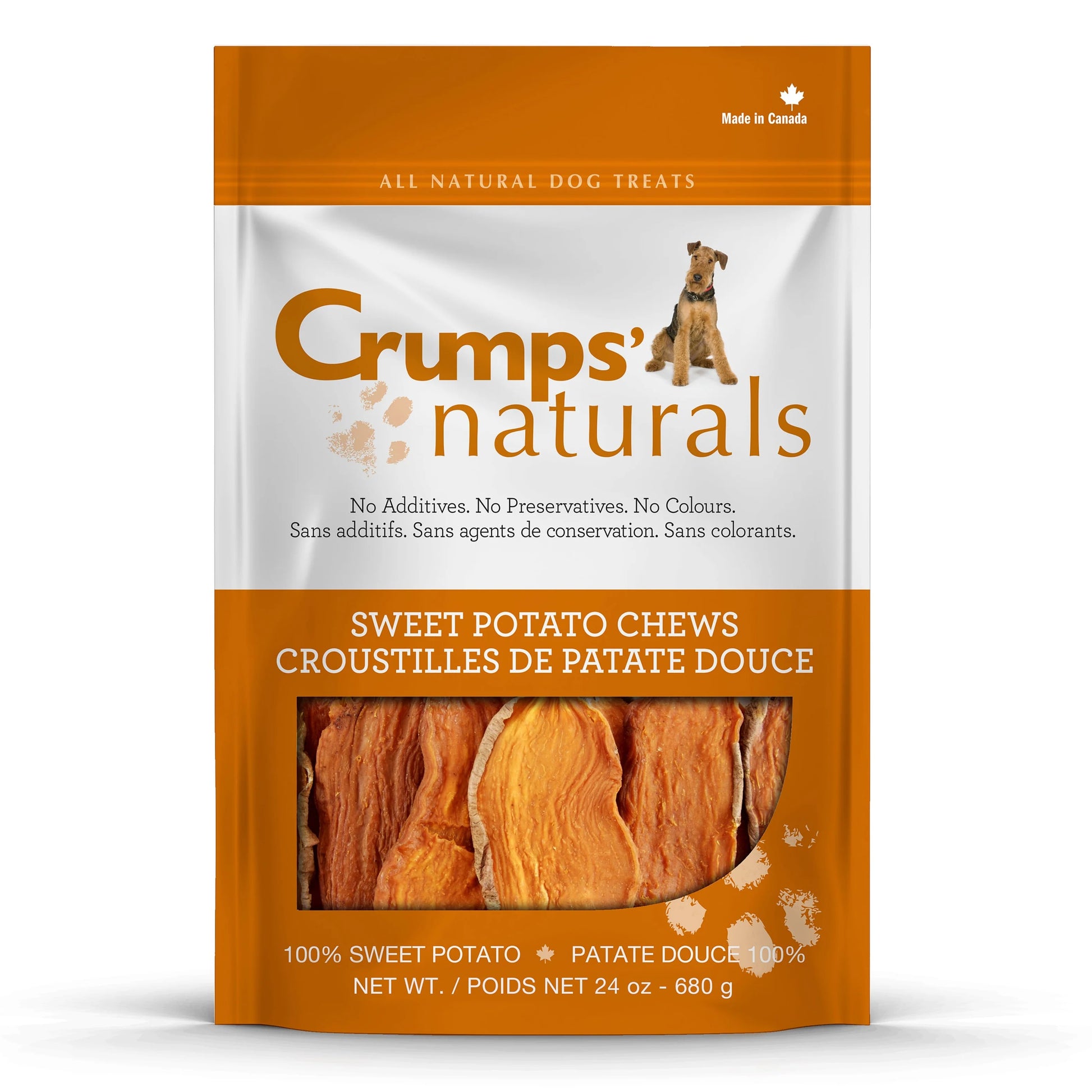 Crumps Dehydrated Sweet Potato Chews (680g) - Tail Blazers Etobicoke