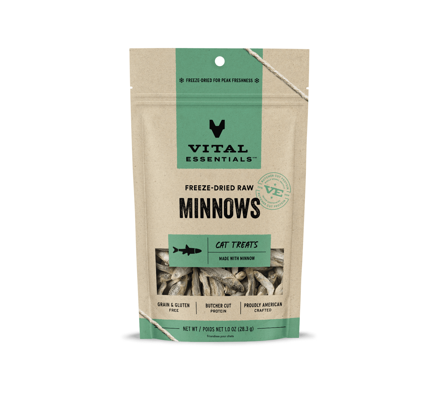 Vital Essentials Cat Freeze-Dried Minnows Treat (1oz)