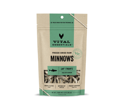 Vital Essentials Cat Freeze-Dried Minnows Treat (1oz)