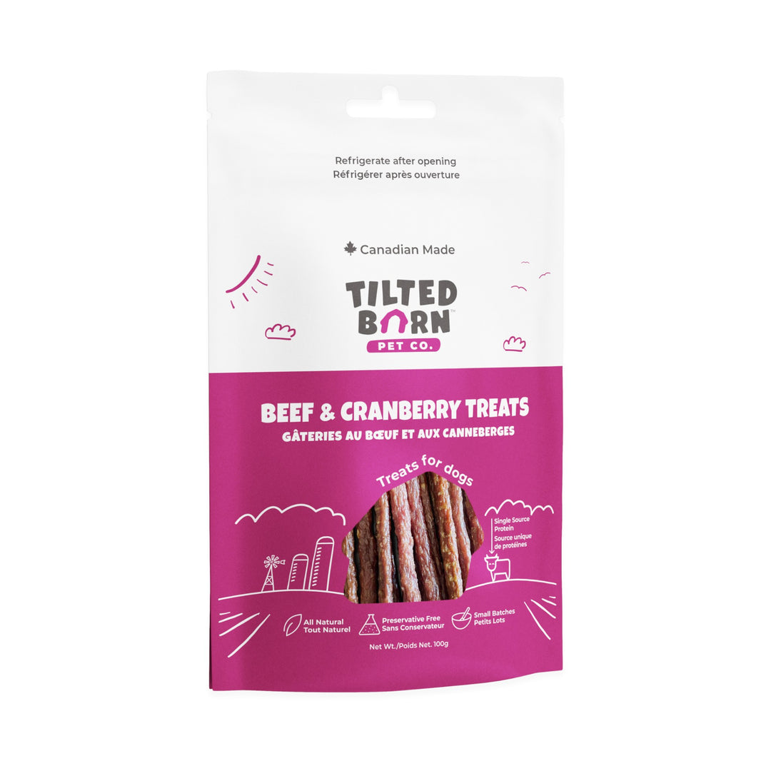 Tilted Barn Beef &amp; Cranberry Treats (100g)