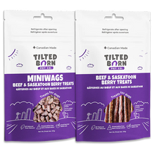 Tilted Barn Miniwags Beef & Saskatoon Berries Treats 100g