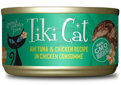 Tiki Cat Luau Ahi Tuna & Chicken 6oz