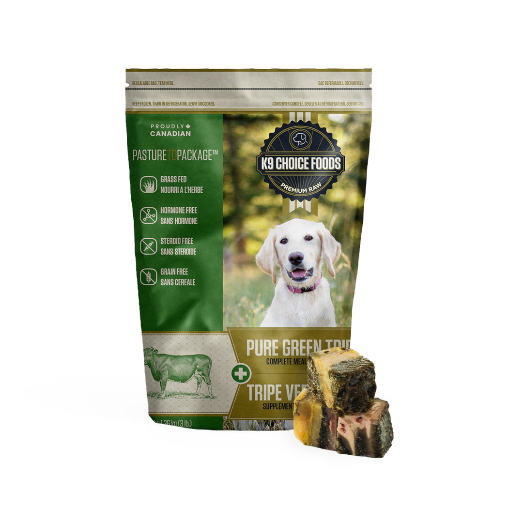 K9 Choice Foods Pure Green Tripe Cube (3lb)