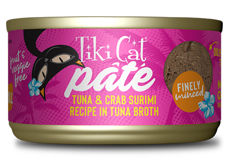 TIKI CAT PATE TUNA/CRAB CAN 2.8OZ - Tail Blazers Etobicoke