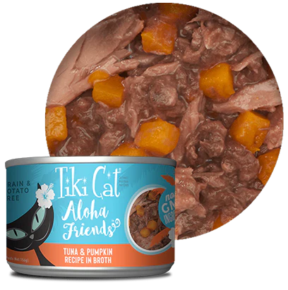 Tiki Cat Aloha Friends Tuna Pumpkin 3oz