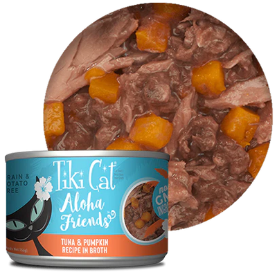 Tiki Cat Aloha Friends Tuna Pumpkin 3oz