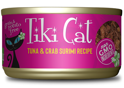 TIKI CAT GRILL TUNA/CRAB SURIM CAN 2.8OZ - Tail Blazers Etobicoke