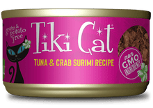 TIKI CAT GRILL TUNA/CRAB SURIM CAN 2.8OZ - Tail Blazers Etobicoke