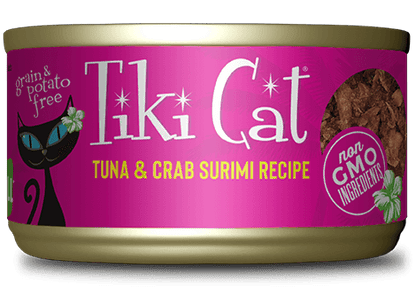 TIKI CAT GRILL TUNA/CRAB SURIM CAN 2.8OZ - Tail Blazers Etobicoke
