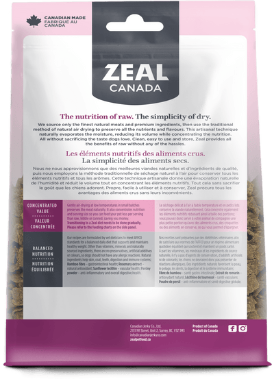 Zeal Canada Dog Turkey Air-Dried (1kg) - Tail Blazers Etobicoke