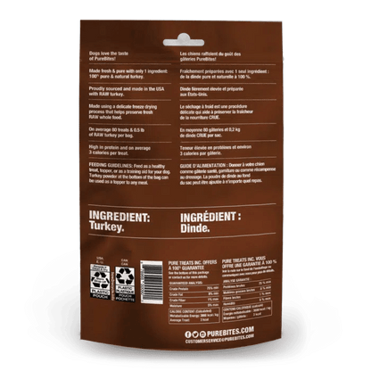 PureBites Freeze-Dried Turkey Breast Treat (70g) - Tail Blazers Etobicoke