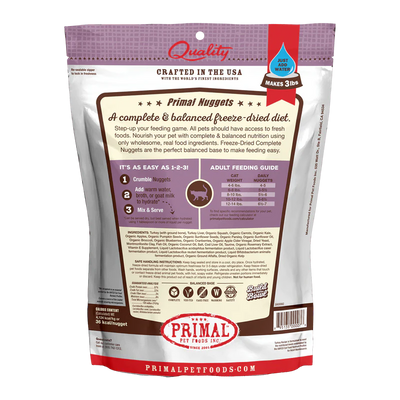 Primal Cat Freeze-Dried Turkey Nuggets (5.5oz) - Tail Blazers Etobicoke