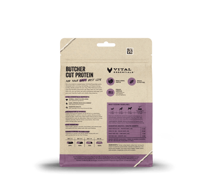 Vital Essentials Dog Freeze-Dried Turkey Protein Mix-In Topper (6oz) - Tail Blazers Etobicoke