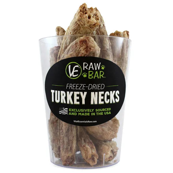 Vital Essentials Raw Bar Freeze-Dried Bulk Turkey Necks - Tail Blazers Etobicoke