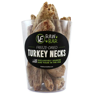 Vital Essentials Raw Bar Freeze-Dried Bulk Turkey Necks - Tail Blazers Etobicoke