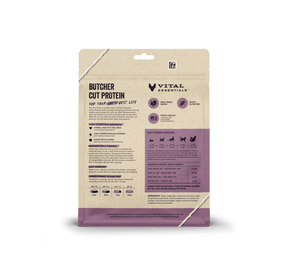 Vital Essentials Cat Freeze-Dried Turkey MIni Nibs (12oz) - Tail Blazers Etobicoke