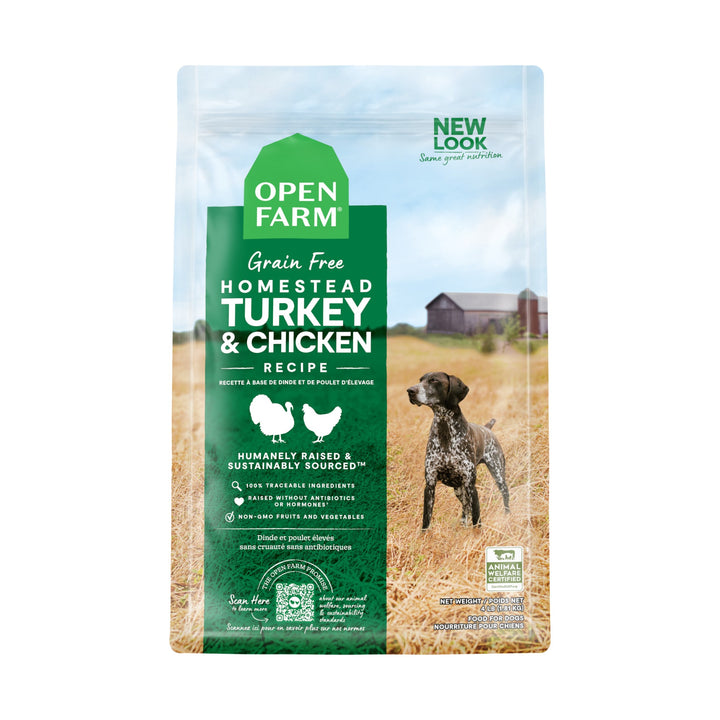 Open Farm Chicken/Turkey Grain Free Dog (4lb)