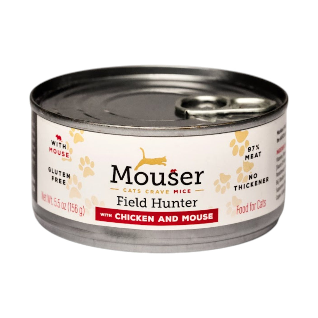 Mouser Field Hunter Wet Cat Food Chicken &amp; Mouse (5.5oz)
