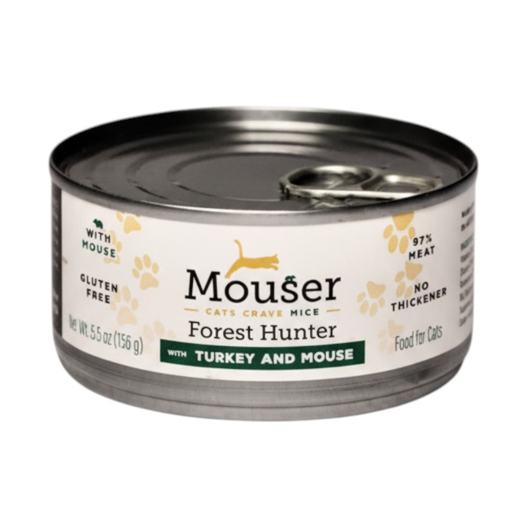 Mouser Forest Hunter Wet Cat Food Turkey &amp; Mouse (5.5 oz)