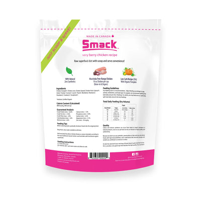 Smack Dog Dehydrated Very Berry Chicken (250g) - Tail Blazers Etobicoke