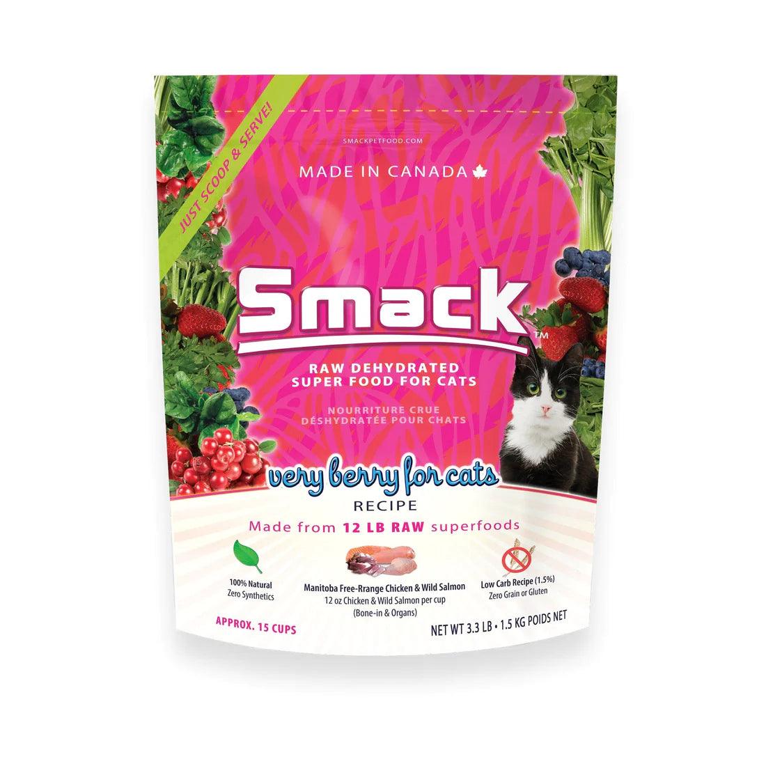 Smack Cat Dehydrated Very Berry Chicken (250g) - Tail Blazers Etobicoke