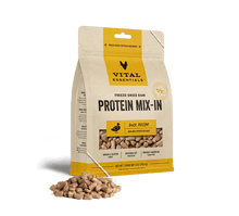 Vital Essentials Dog Freeze-Dried Duck Protein Mix In Small Nibs Topper (6oz)
