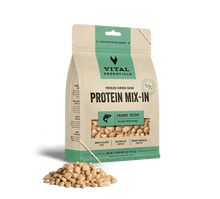 Vital Essentials Dog Freeze-Dried Salmon Protein Mix In Small Nibs Topper (6oz)