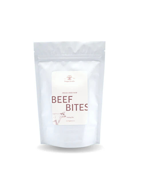 Doggo Hearts Freeze-Dried Beef Bites Small Bag (50g)