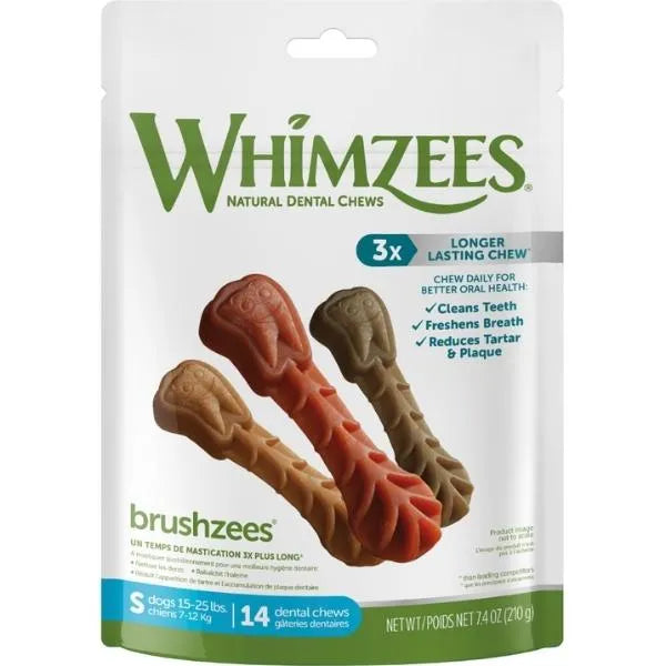 Whimzees Brushzees 14 Pack (Small) - Tail Blazers Etobicoke