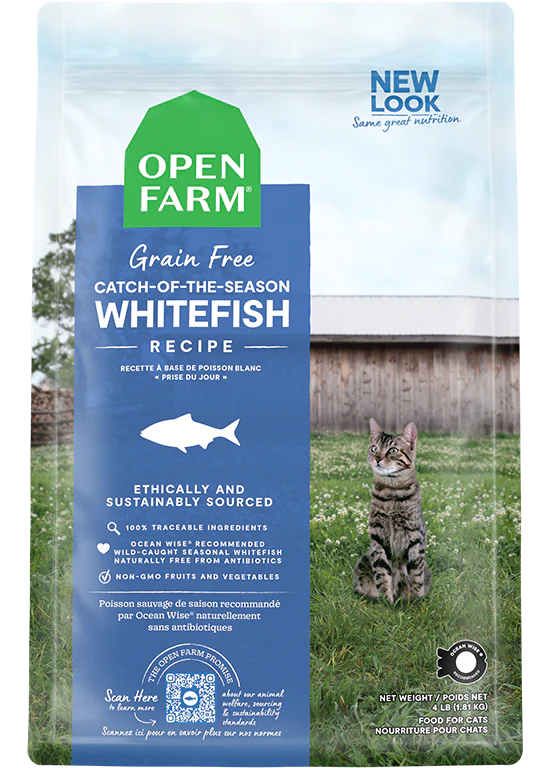 OPEN FARM WHITEFISH CAT DRY 4LB