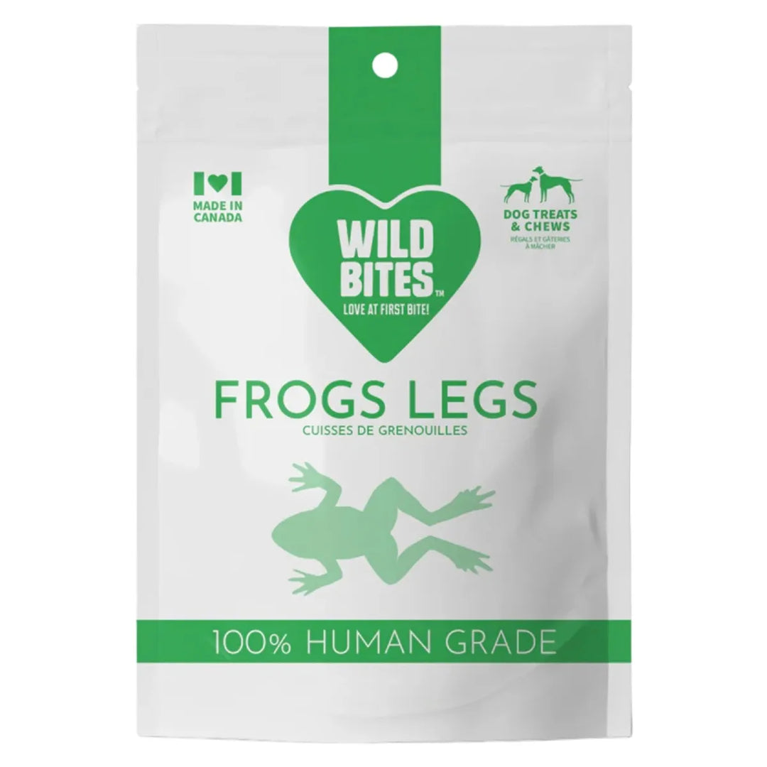 Wild Bites Dog Treats - Frogs Legs Large 18Piece