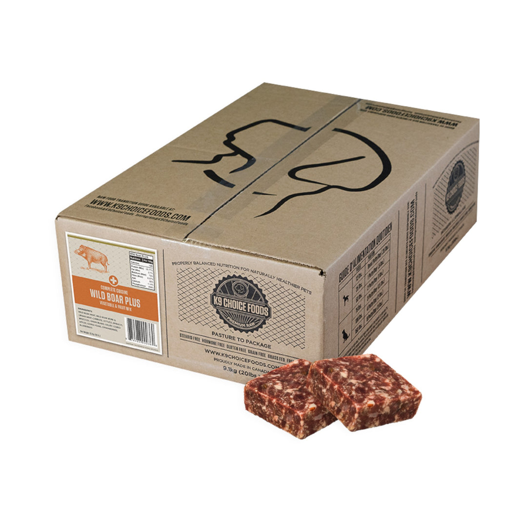 K9 Choice Complete Cuisine Wild Boar Plus Patty (20lb)