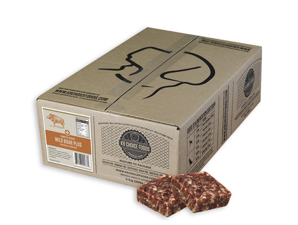 K9 Choice Complete Cuisine Wild Boar Plus Patty (20lb)