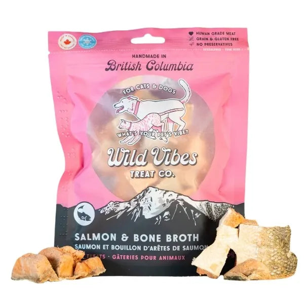 Wild Vibes Salmon and Bone Broth 75g