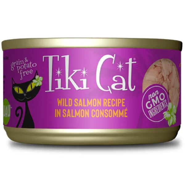 Tiki Cat Luau Wild Salmon 6OZ