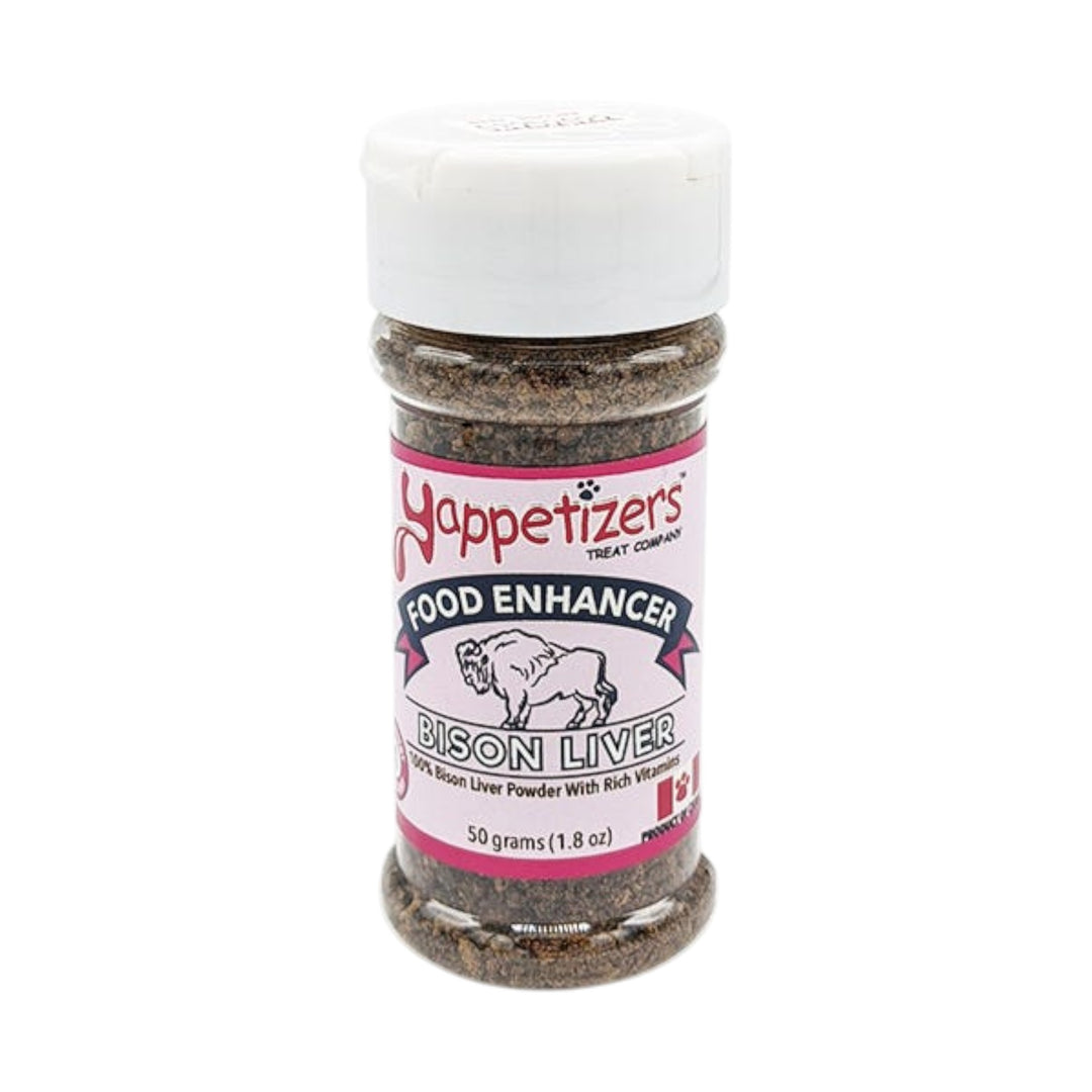Yappetizers Dehydrated Bison Liver Shaker (50g)