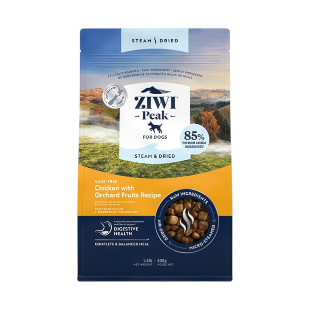 Ziwi Ziwipeak Dog Steam &amp; Dried Chicken &amp; Fruit (800g)
