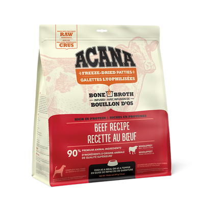 Acana Dog Freeze-Dried Beef Patties (397g) - Tail Blazers Etobicoke