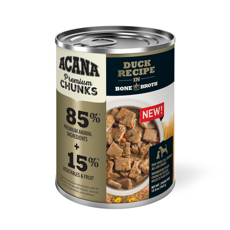 Acana Duck Recipe Dog Can (363g) - Tail Blazers Etobicoke