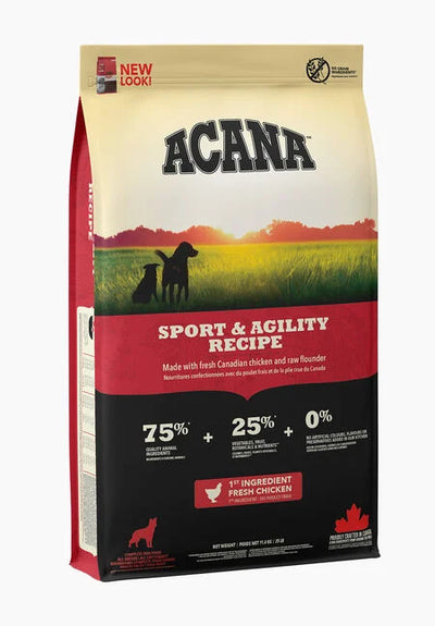 Acana Dog Sport & Agility Recipe (11.4kg) - Tail Blazers Etobicoke