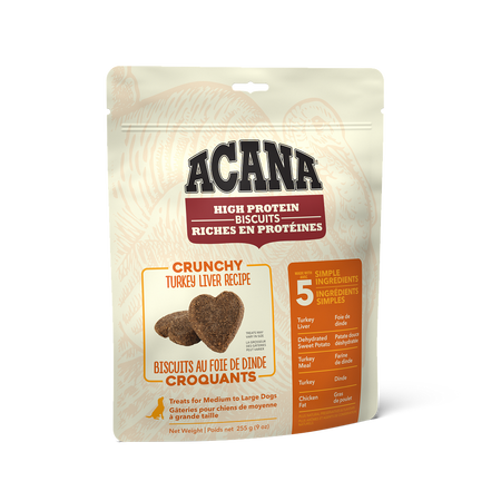 Acana High-Protein Turkey Liver Biscuits (LG)