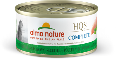 Almo Nature HQS Complete Chicken & Green Bean Cat Can (70g) - Tail Blazers Etobicoke