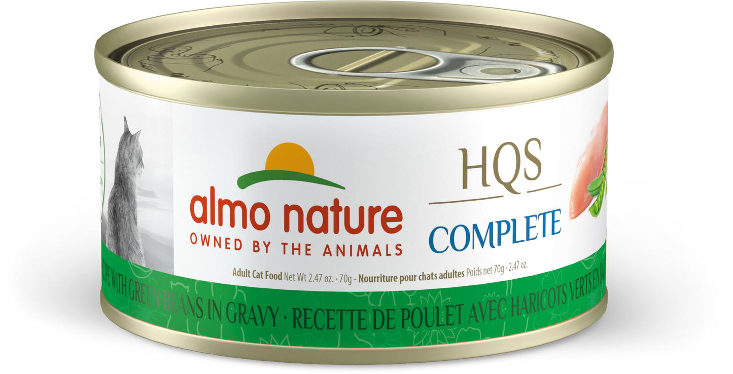 Almo Nature HQS Complete Chicken & Green Bean Cat Can (70g) - Tail Blazers Etobicoke